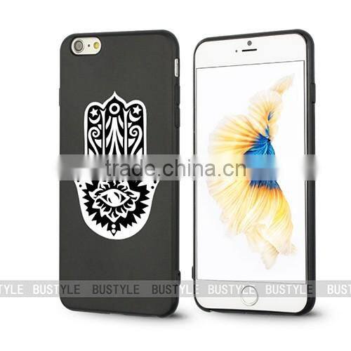 smartphones make up back cover black TPU soft silicone phone case hole punch for iphone7 for iphone 6 6s