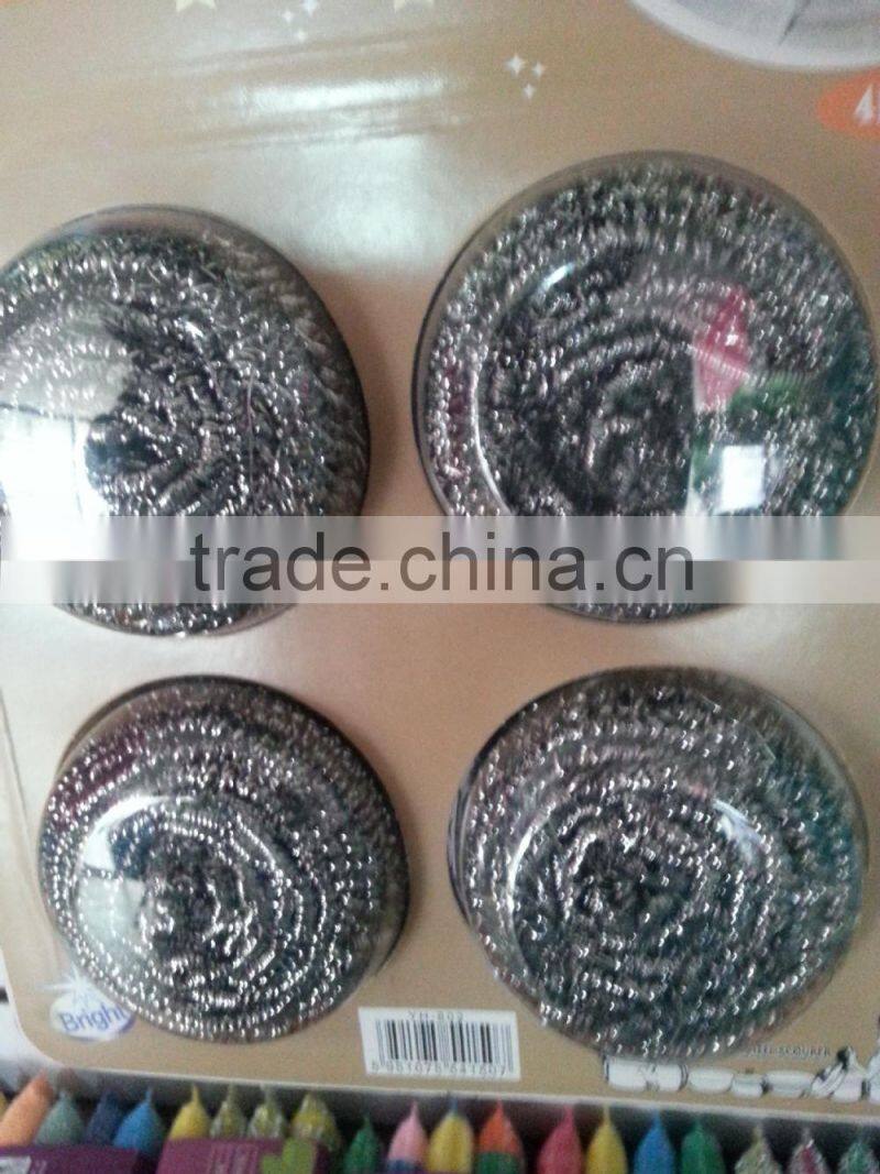 stainless steel scrubber galvanized scrubber iron scrubber