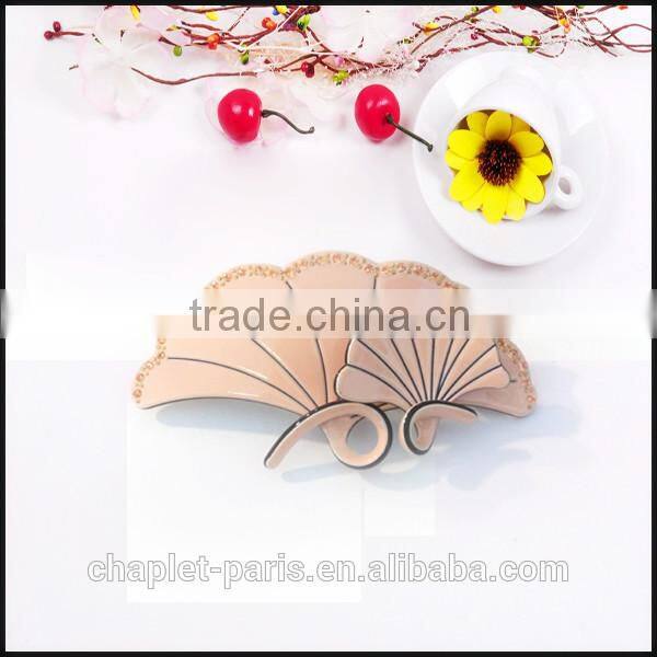 high quality -the shape of ganoderma lucidum hair clips handmade in China