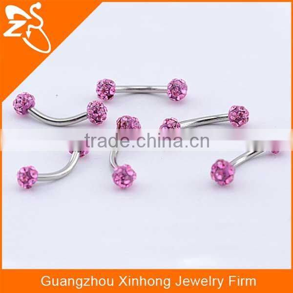 2016 New Style Unique Body Piercing Jewelry Custom Eyebrow Rings
