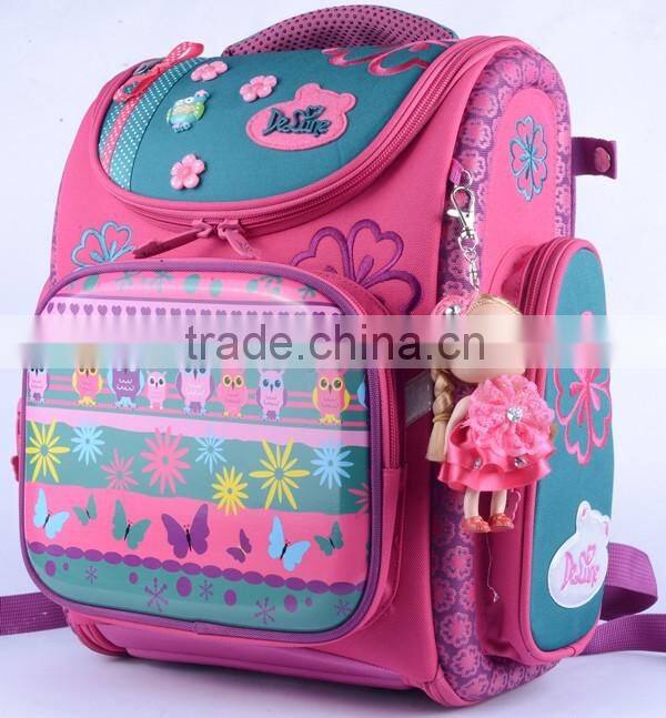Primary kids cartoon school backpack child girls school bag
