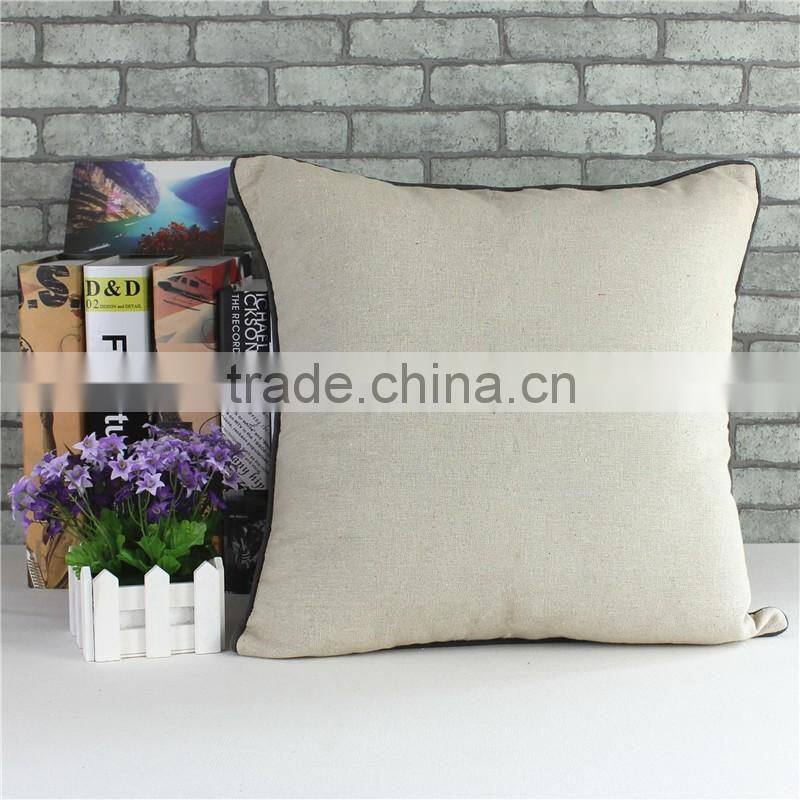 hot style mediterranean style English printing Eiffel Towe cushion cover Cloth art household cotton and linen hold pillow