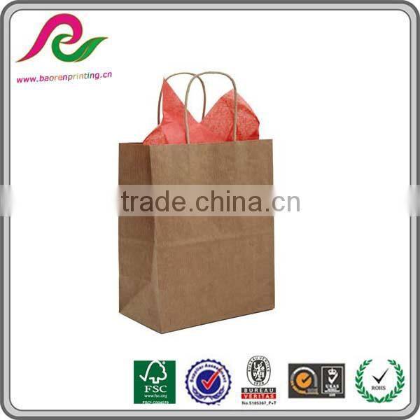 Luxury custom paper bag paper shopping bag & handles colorful printed paper bag