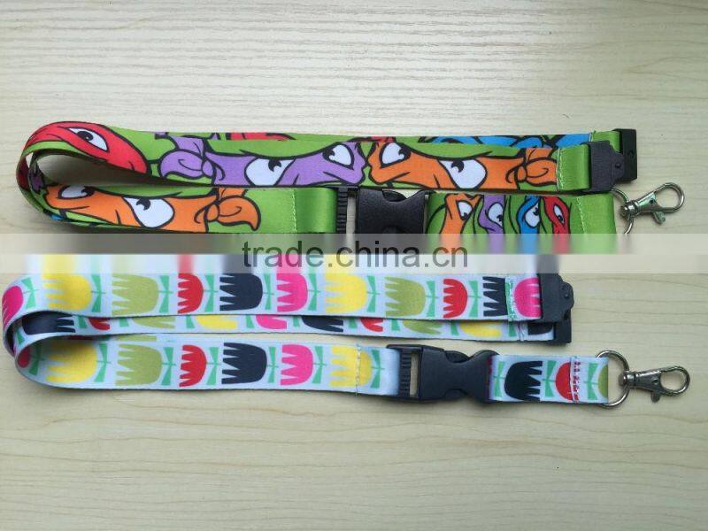 Wholesale Fashionable Polyester Mobile/Cell Phone Lanyard With Badge Reel