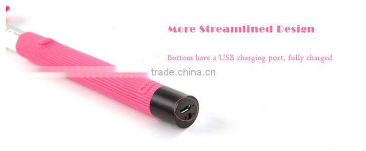 kjstar wireless bluetooth mobile phone self-timer selfie stick monopod Z07-05