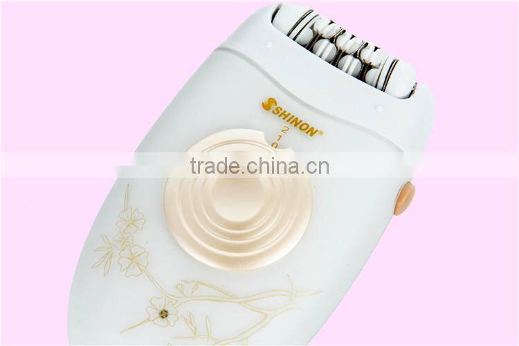 Shinon lady epilator with extra shaving and callus removing head