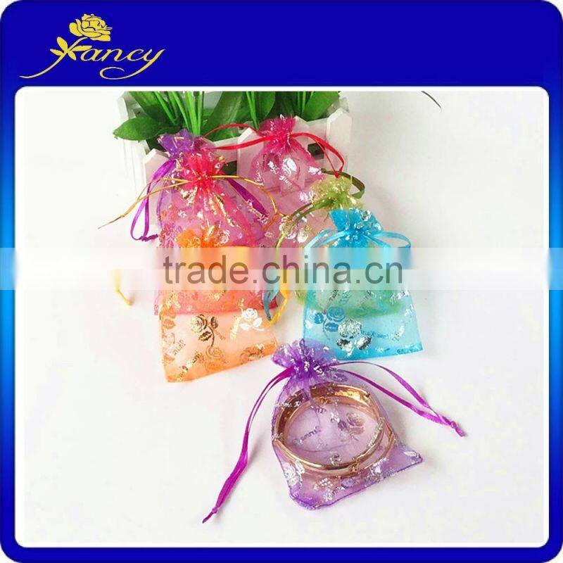 High Quality Custom Printed Organza Bag, Organza Jewelry bag