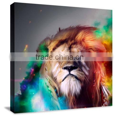 Big Cat Animal Decor Printed Canvas Art For Living Room and Bedroom DWYS02