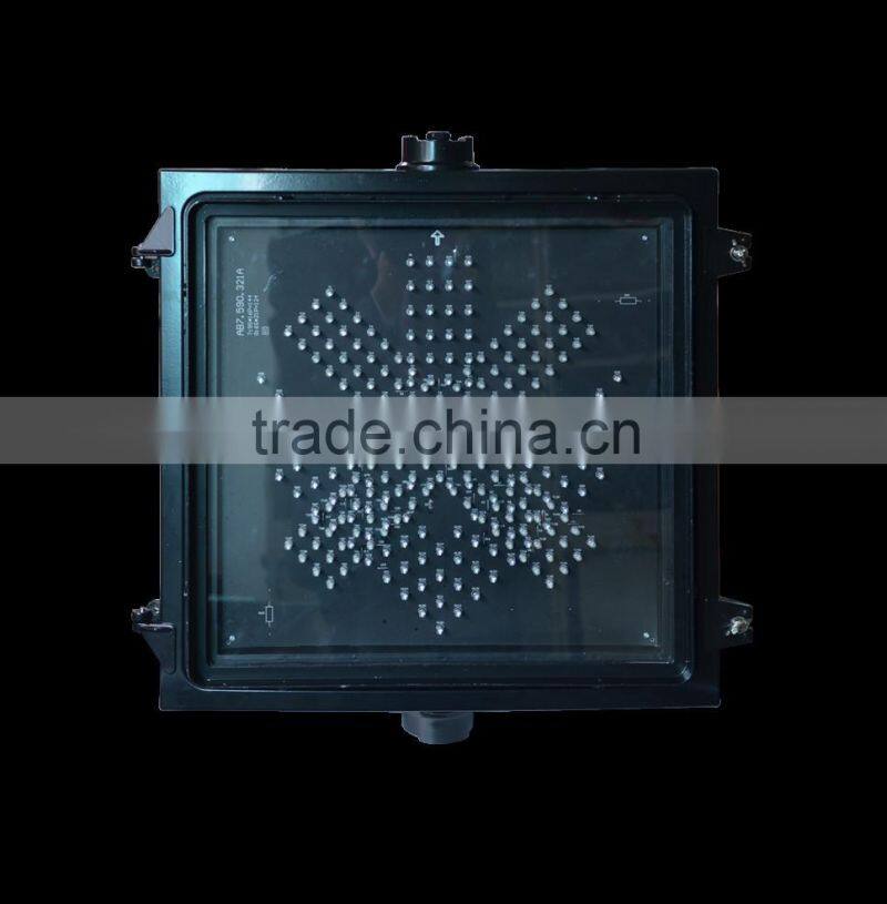 400mm LED traffic red cross and green arrow ight