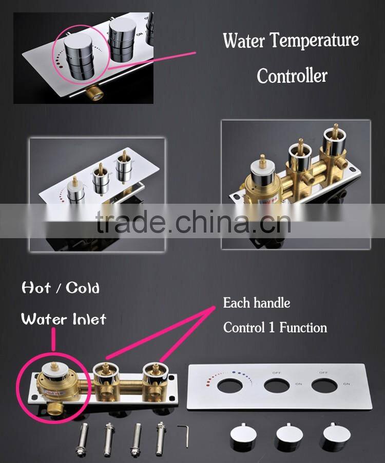 sanitary fitting high quality hot cold mixing water valve 2 way diverter water flow shower controller