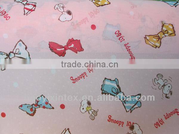 100% Polyester Chiffon Fabric Mickey Printing Chiffon for Kids