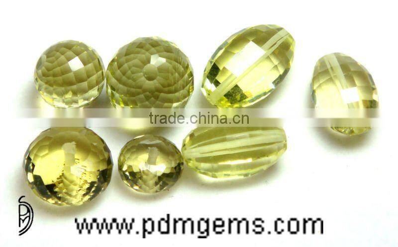 Lemon Quartz Mix Shape Cut Faceted Lot For Silver Jewelry From Jaipur