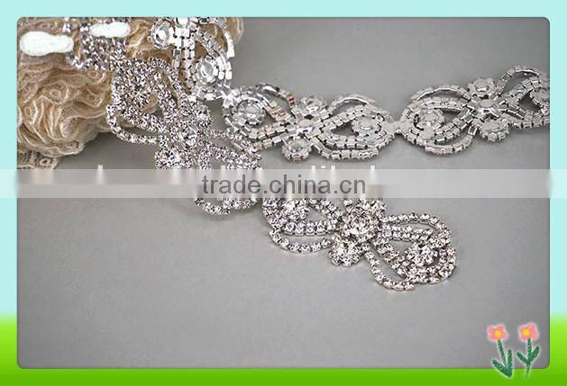 Cheerfeel bling bling decorative rhinestone bridal trimmings chain