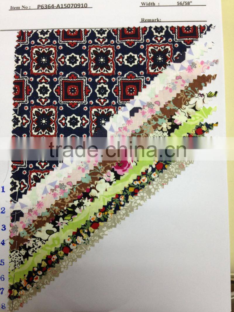 100% Cotton Print Fabric Textile Stock Stocklot:P6258-A15070907