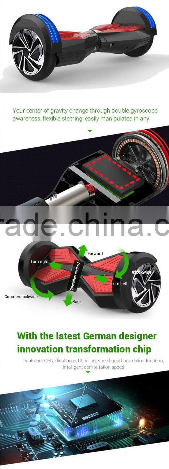 2016 X'mas and New Year Gift!! Batman Like Smart Scooters/Stand Up Balance Scooters with Big Wheels for Sale