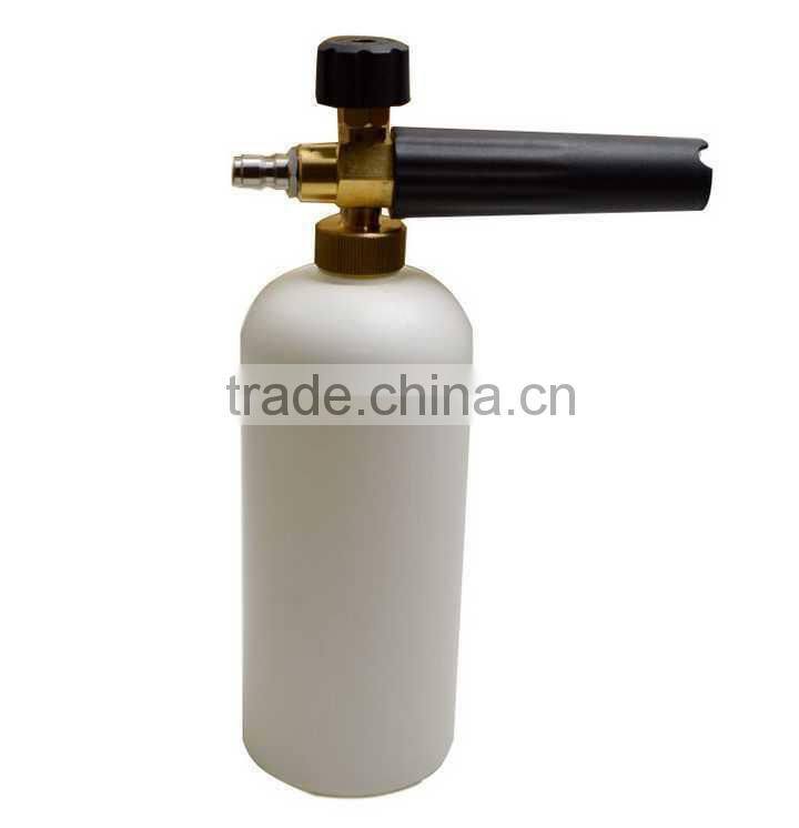 Brass snow foam spray with 1"4 in connector for washing cars motorcycles