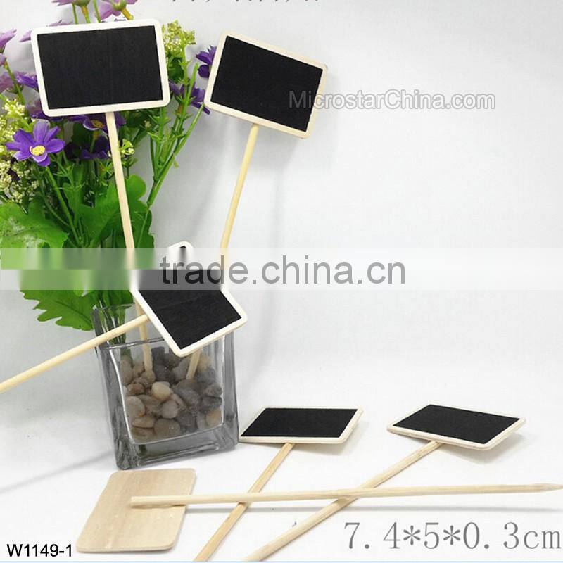 Creative mini blackboard message standard price card table vertical blackboard Decoration