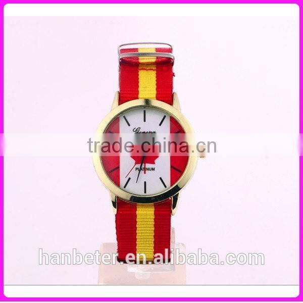 2016 brazil olympic games canvas promotion America flag watch with low price