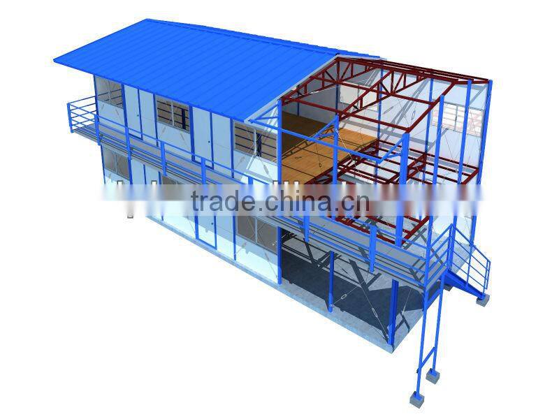 Three story K type prefabricated house India, China alibba modular office, lowes modular homes