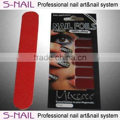 2016 cheapest nail files,nail file and sticker kit,nail sticker and file set wholesale