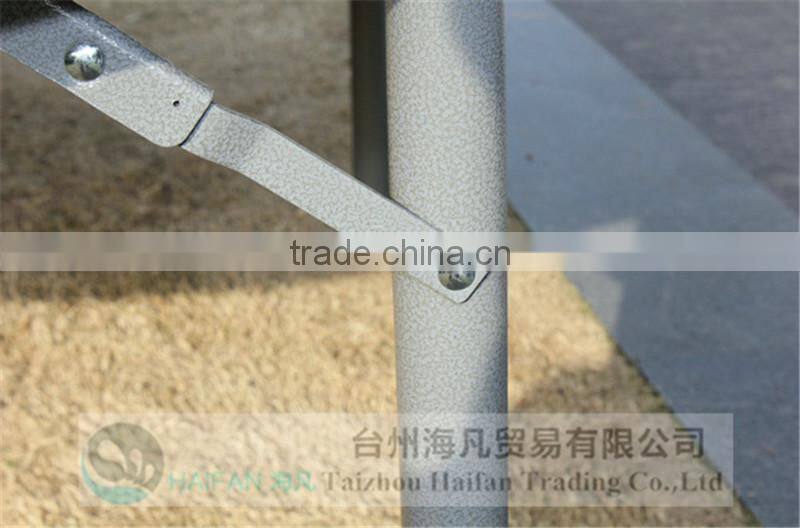 stainless steel bracket PE 2 Meter white round meeting table/modern round conference table with removable legs