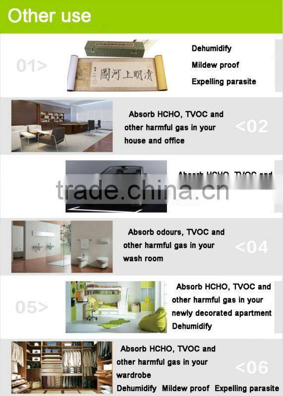 2.1oz Convenient Smart Bamboo Charcoal Fridge Deodorant Device In Plastic Box Absorb Ethylene Gas Keeps Foods Fresh Longer