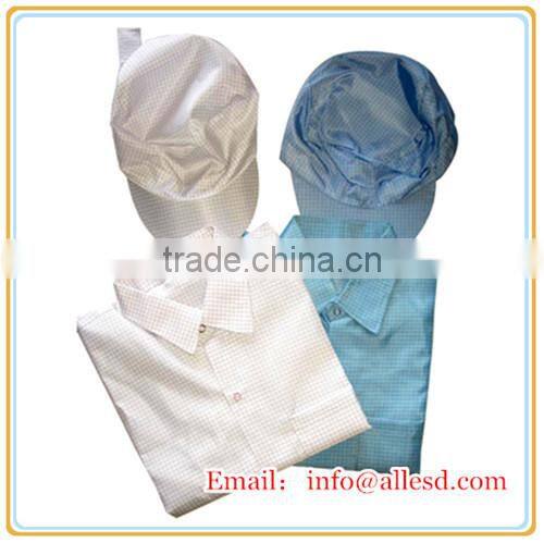 Cleanroom Dustproof Blue Anti Static Clothes