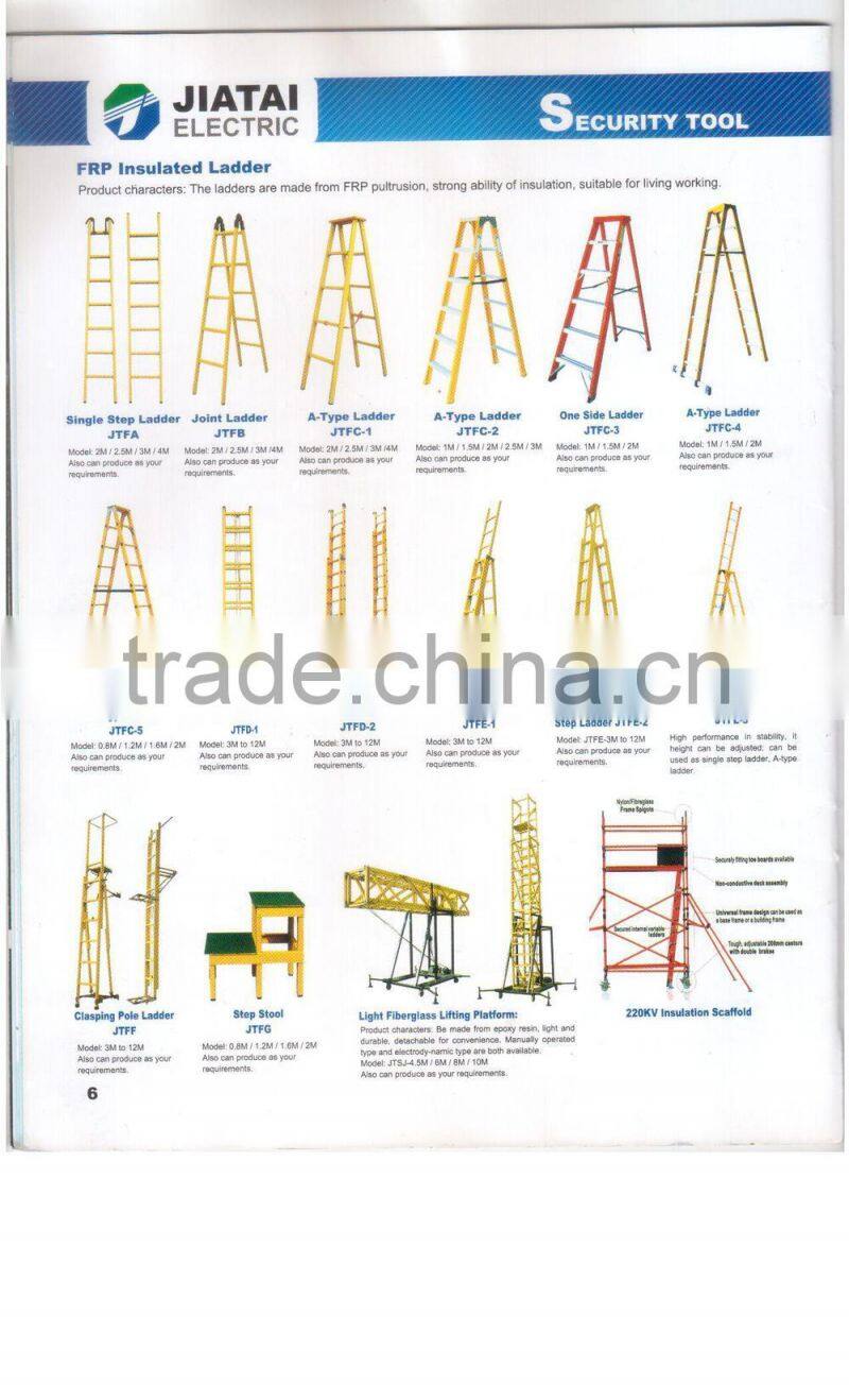Fiberglass ultraprotable High voltage Brake Pull rod with 500KV