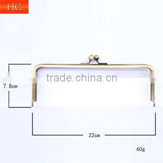 234*78mm metal strap clutch purse frame,metal purse handbag frames