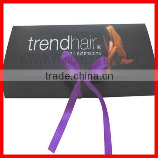 New Design Decorative Cardboard Hair Extension Packaging Boxes Wholesale