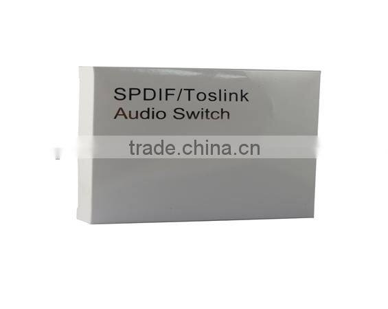 made in China SPDIF/TOSLINK Digital Optical Audio 3x1 Switcher for av amplifier with IR Remote