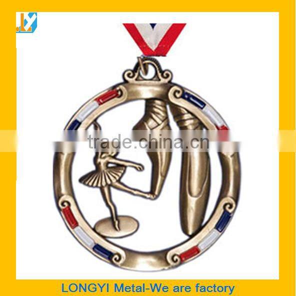 Cheap Dance medals/Metal award for dance