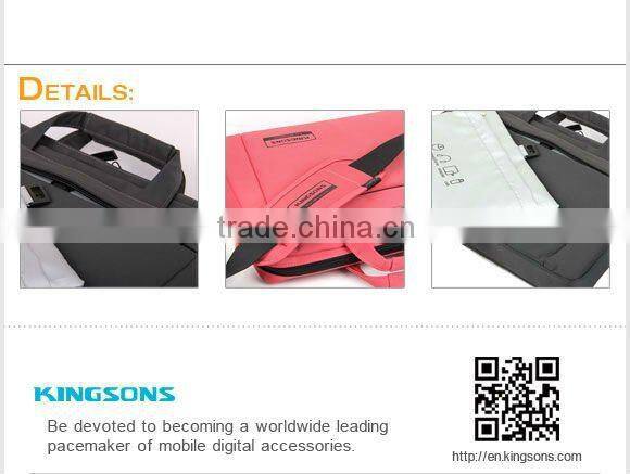 2013 New Arrival! Kingsons Brand Laptop Handbag Messenger bag 13.3" 15.4"