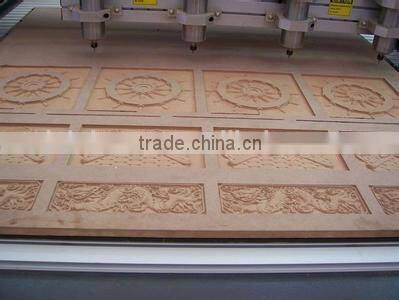 2015 hot new products multihead 3d wooden door design cnc router machine