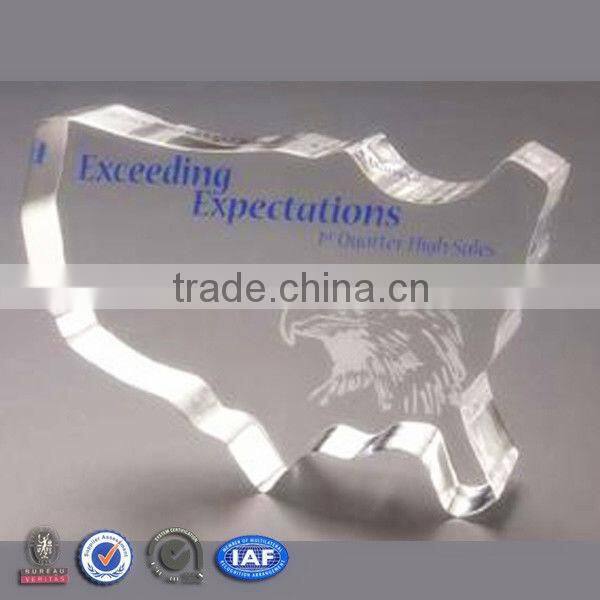 Car Shape Acrylic Award Trophy With Oil Drop