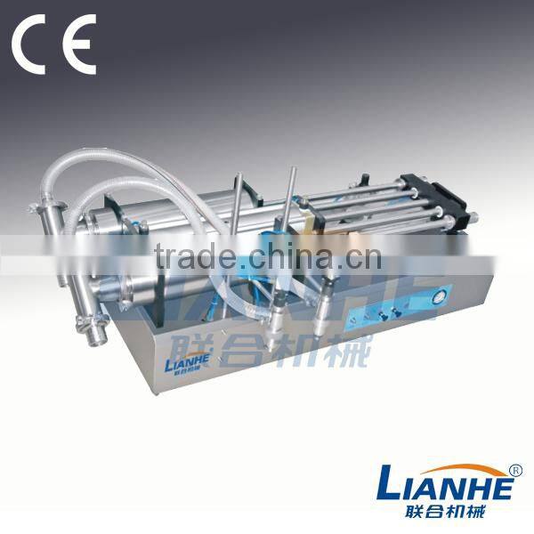 Liquid filling machine with a hopper/Liquid filling machine. water filling machine, oil filling machine