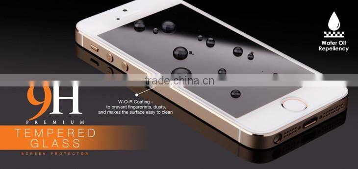 Hot blue film mobile phone accessory for iphone 5s screen cover glass protector