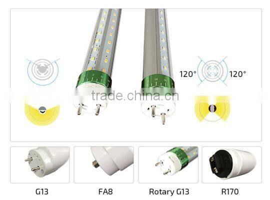 2016 tube led circular fluorescent tube freezer light double side led cooler light