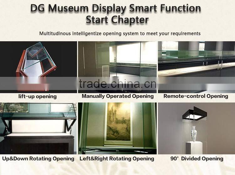New Design Wooden Museum Glass Display Showcase
