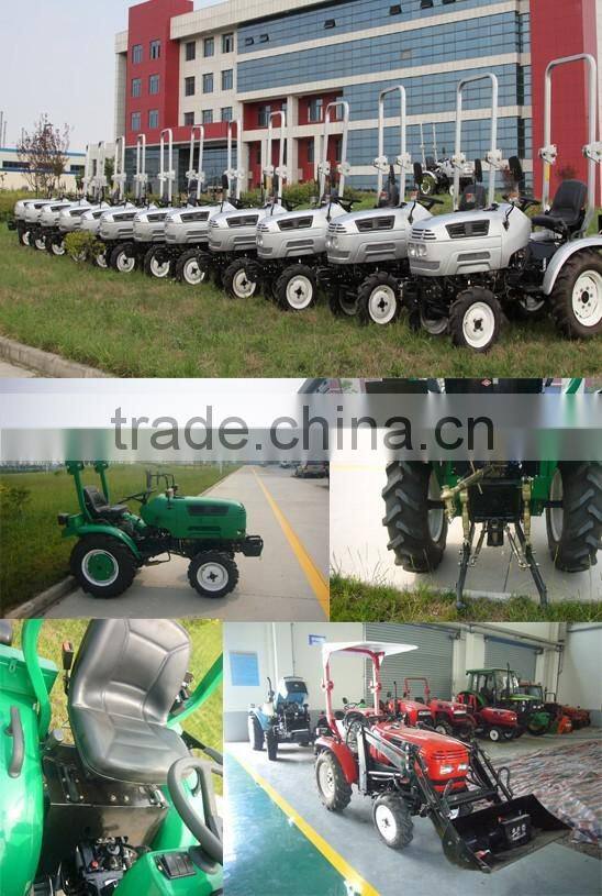 Jinma brand 16hp-35hp mini tractor with front end loader and backhoe