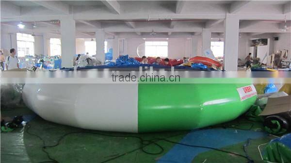 2015 the cheap and good quality inflatable water jumping bed / inflatable trampoline for sale