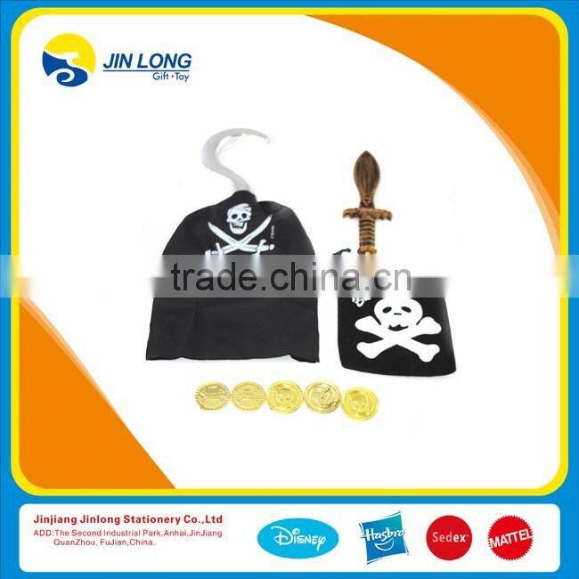 New popular pirate toy pirate hook and coins
