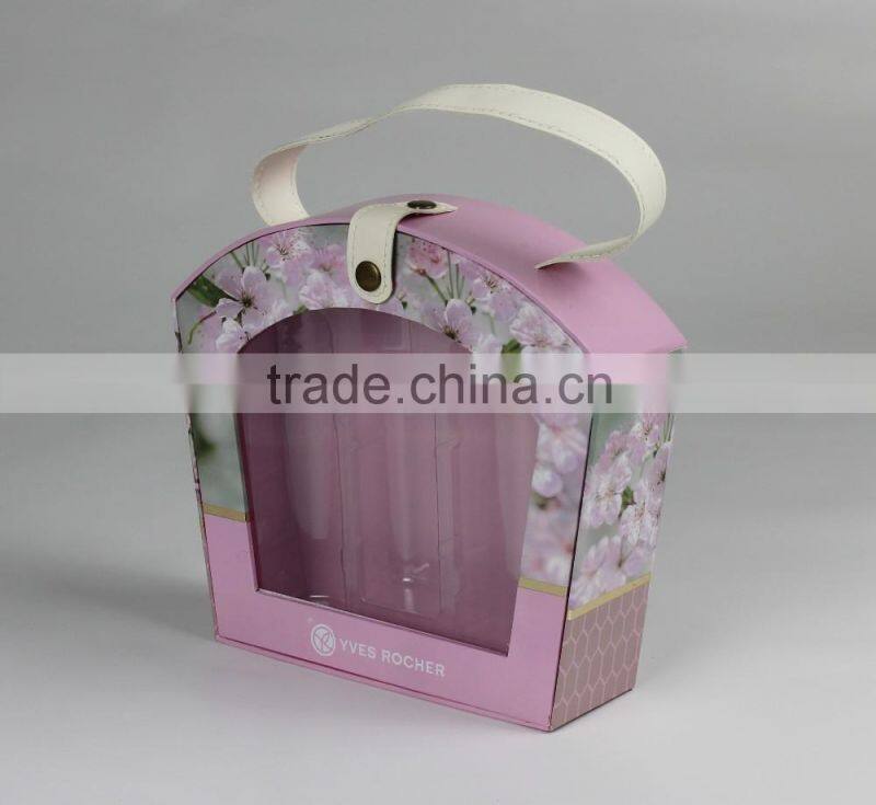 Luxury Fashionable Portable cosmetic box packaging