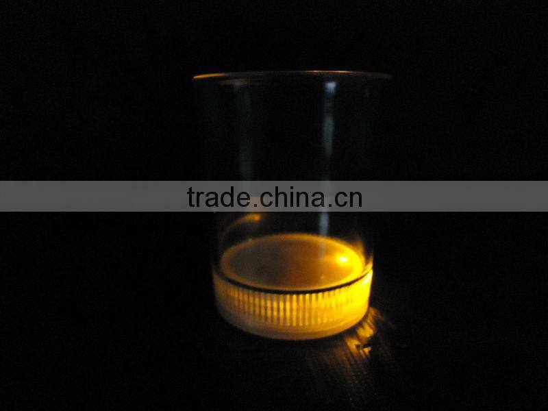 colour changing led shot glass,led middle glass,led glass