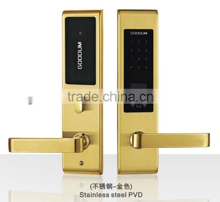 2013 new stainless steel door lock--stainless steel keypad door lock-- code electronic lock