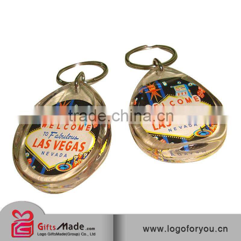 trade assurance supplier promotional custom acrylic photo frame keychain