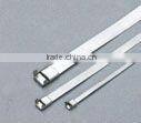 Supply chinl brand pvc coated stainless steel cable tie,304,ladder type,4.6*500 series(ISO9001 UL)