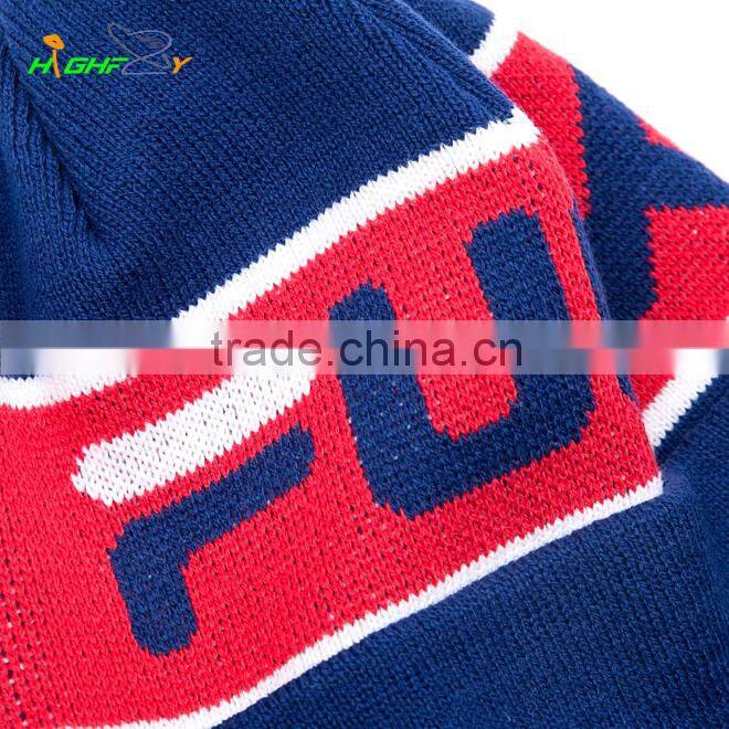 promation/top-quality 100%Acrylic custom kniting Bobble Hat/Beanie Hat/Pom Beanie/fashion ski cap for woman/man