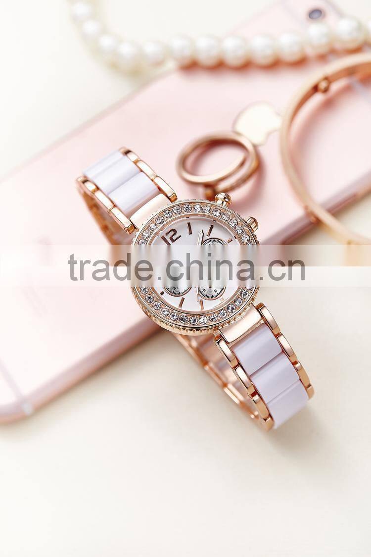 New models dress vintage retro gold diamond women bracelet watch
