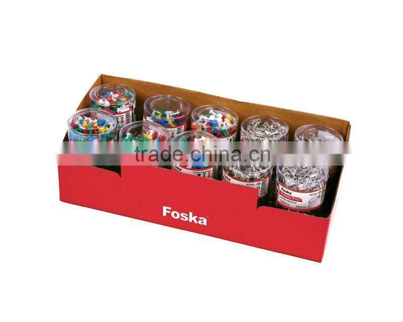 vinyl coated paper clip.